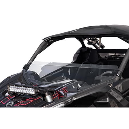 Removable Half Windshield Clear - Scratch Resistant Compatible With Can-Am Maverick X3 DS Turbo 2021