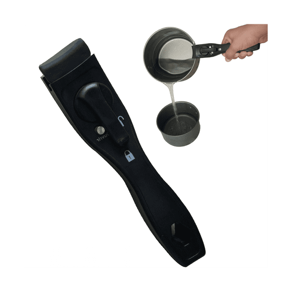 Removable Handle Induction Cookware Pot Silicone Chuck Detachable Bakelite Frying Kitchen Appliance Part 2Pcs