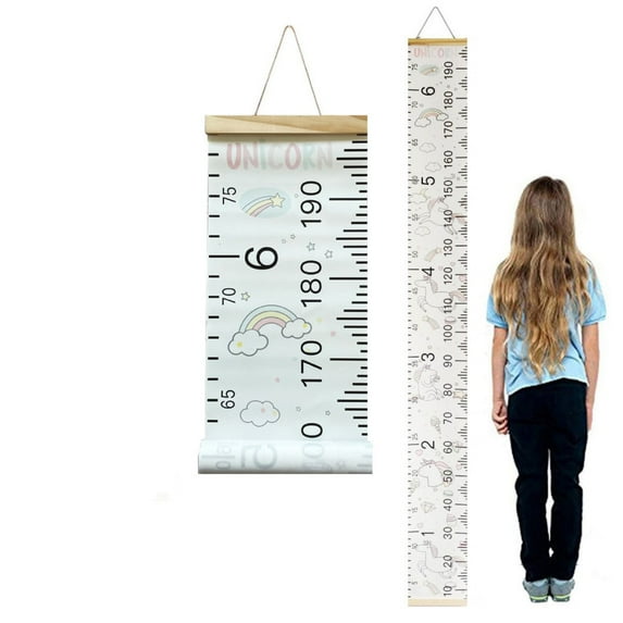Removable Height Chart for Kids,Animal Hanging Measuring Chart Ruler for Grandkids Height as Gifts,Nursey Decoration