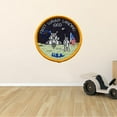 thumbnail image 1 of Removable Home Art Apollo 11 American Crew Patch 1969 Decor Design First Landing To Moon Wall Decal - 28" x 28" Vinyl Kids Bedroom Living Room Apollo Lunar Module Eagle Neil Armstrong Decoration, 1 of 4