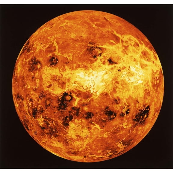 Removable Home Living Room Planet Venus Decor Design Wall Decal - 10" x 10" Vinyl Kids Bedroom Roman Goddess Of Love And Beauty Second Planet From Sun Adhesive Decoration Sticker Multi-color