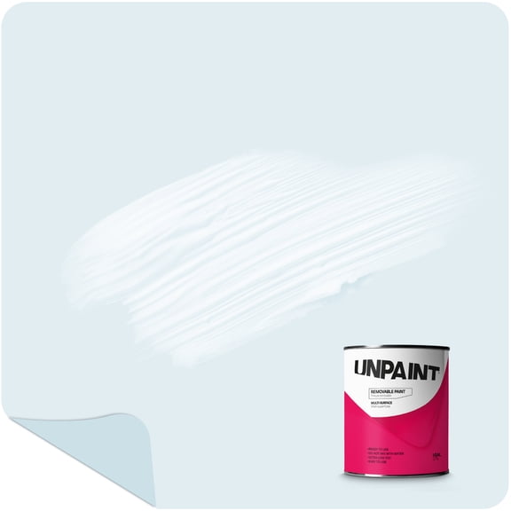 Unpaint Removable Paint Interior Matte Blue Current Ocean Biodegradable 1 Quart