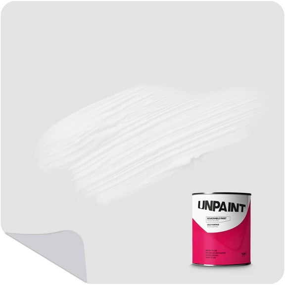 Unpaint Removable Paint Interior Matte Gray Tin Obsidian Biodegradable 1 Quart