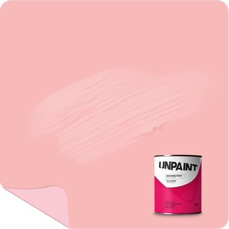 Unpaint Removable Paint Interior Matte Pink Tulip Autumn Biodegradable 1 Quart
