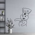 thumbnail image 1 of Removable Kitchen Pantry Art Pillsbury Doughboy Wall Decal | 20" x 22" Bake Lovers Home Vinyl Adhesive Cooking Pancakes Hotcakes And Brownies Wall Decor Design Decoration Sticker, 1 of 5