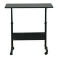 thumbnail image 1 of Removable Laptop Desk with 4 Wheels Adjustable C-Shaped Sofa Side Table for Sofa Couch Eating Writing Reading, 1 of 8