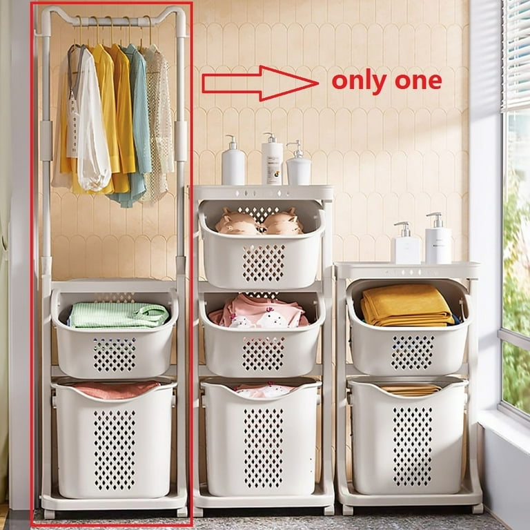 Removable Laundry Basket Laundry Hamper with Clothes Rack Walmart