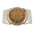 thumbnail image 1 of Removable Lighters Belt Buckle AZTEC Azteca Calendar RED New Men Women Cowboy Cowgirl Western Rodeo Texas Style, 1 of 3