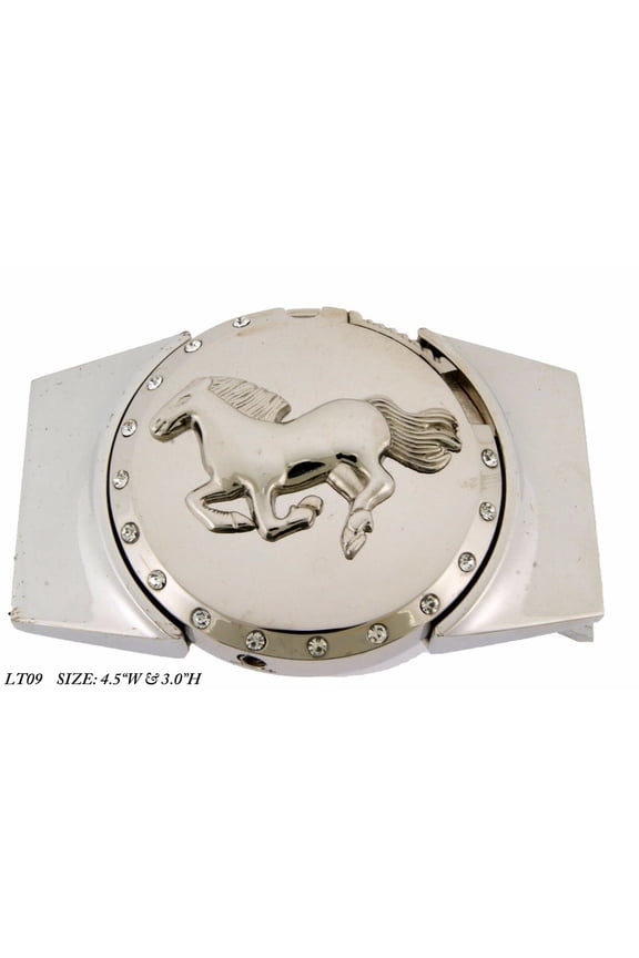 Removable Lighters Belt Buckle Running Horse Cowgirl Western Rodeo Texas Style New