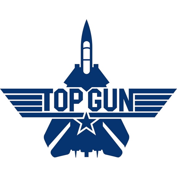 Removable Living Room Bedroom Top Gun Movie Decor F-5 E And Tiger II Aircraft Design Adhesive Wall Decal | 22" x 28" Vinyl Home Art Air Force Pilot Jet Fighter Airplanes Sticker Decoration