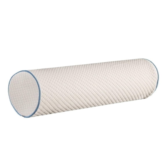 Removable Neck Roll Pillow,Cylindrical Sweat Absorbent Memory Foam Roll with Zipperd Cover,Neck Support Back Cushion Cervical Relieve Pain