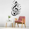 thumbnail image 1 of Removable PVC Non-Toxic Wall Poster Musical Notes Wall Stickers For Kids Room Living Room Decor Wall Covering Paper Home Decal 57x36cm, 1 of 4