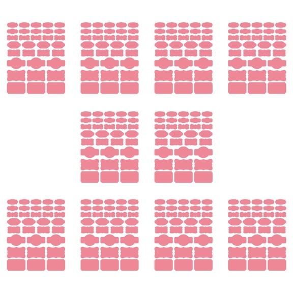 Removable Paper Sticker for Coffee Shops Bakeries Blank Writable Label