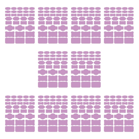 Removable Paper Sticker for Coffee Shops Bakeries Blank Writable Label