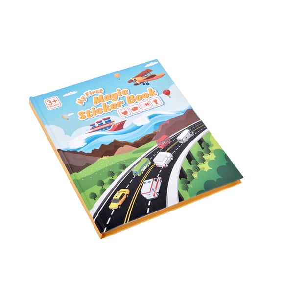 Removable Paster Book, Art Craft ,Drawing Paster Puzzle ,Handmade ,Early transport