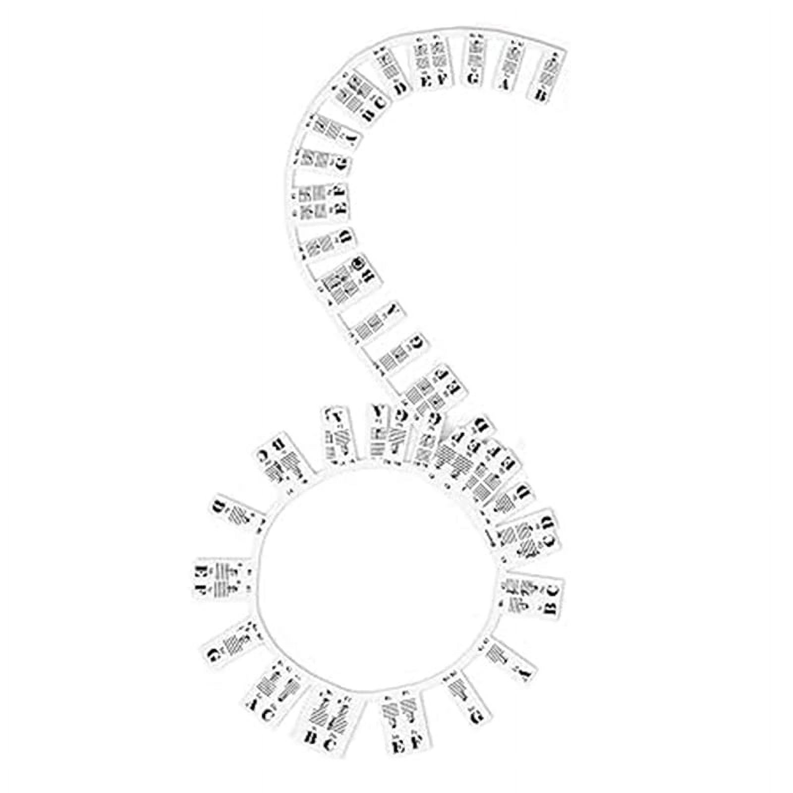 Removable Piano Keyboard Note Labels Piano Keyboard Stickers , 88Key