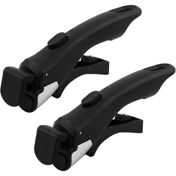Removable Pot Handle 2 Pack Detachable Pan Handles, Universal Replacement Handle for Pots and Pans, Fits Most Cookware with Vertical Edges, Ergonomic and Heat-Resistant