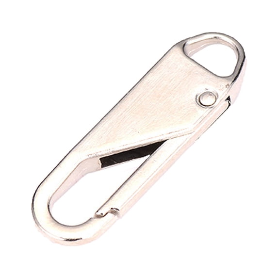 Removable Pull Tab Zipper Head, 1 Pack Universal Metal Zipper Replacement Kit, Instant Zipper Fix Repair Tab for Luggage, Jackets, Backpacks, Boots