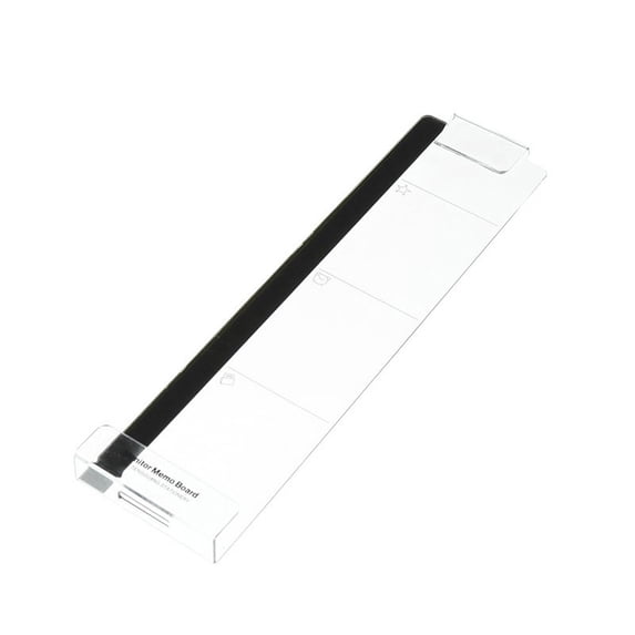 Removable Self Sticky Computer Side Panel Memo Pad Monitor Attached Note Holder For Office Desk Daily Reminder