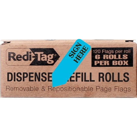 Removable Sign Here Flag Refills