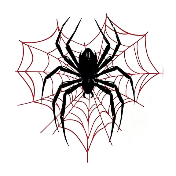 Removable StaticSpider Web Window Sticker Halloween SpiderGlass Cling Decal for Front Window Door Mirror Spooky Holiday Decor