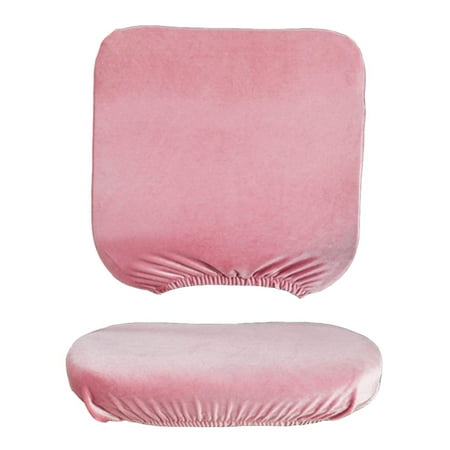 Removable Stretchable Slipcover Office Computer Chair Covers Pink