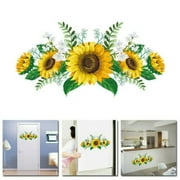 Removable Sunflower Wall Sticker Kitchen Waterproof Decals Home-Decor PVC-Supply