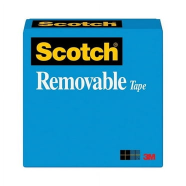 Removable Tape, 1" Core, 0.75" X 36 Yds, Transparent | Bundle of 2 Rolls