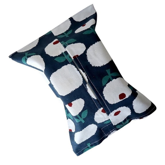 Removable Tissue Box Holder with Storage Compartment for Home Use, Paper Supply Organizer, Cotton Compatible