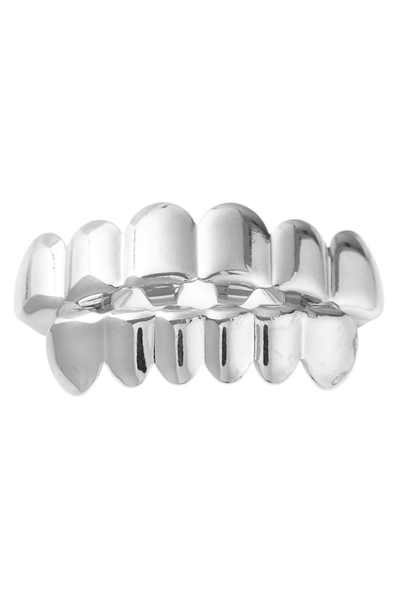 Removable Top and Bottom Grillzs Set Comfortable Wear Tooth Accessory Teeth Accessories for Concerts and Gatherings