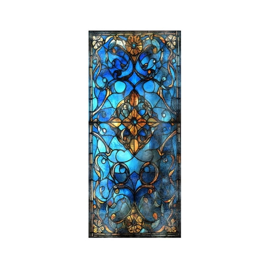 Removable Translucent Static Window Cling Stickers, Reusable Privacy Decorative Film for Home Glass Door Bedroom Wall Window Decoration