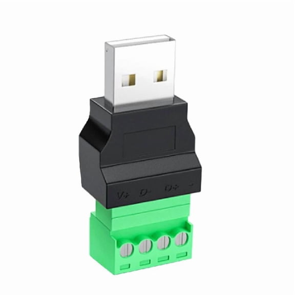 Removable USB 2.0 Solderless Connector USB Turn 4 Pin Terminal Solderless