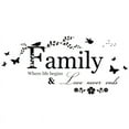 thumbnail image 1 of Removable Wall Decal Art Sticker Family Words, 1 of 8