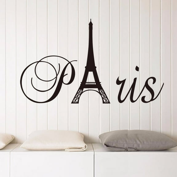 Removable Wall Decals France Paris Eiffel Tower Wall Sticker PVC Vinyl Decal Mural Home Christmas Decor