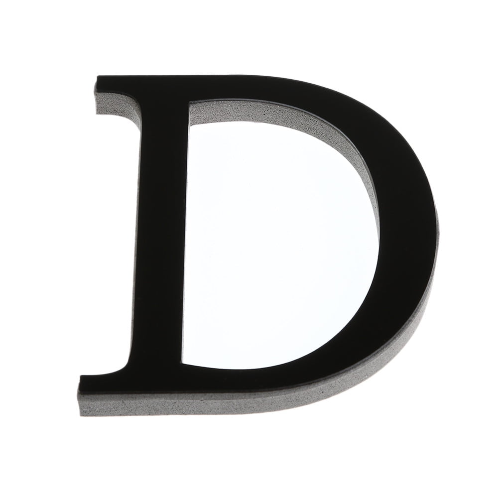 Removable Wall Decals for Living Room 26 Letters DIY 3D Acrylic Wall