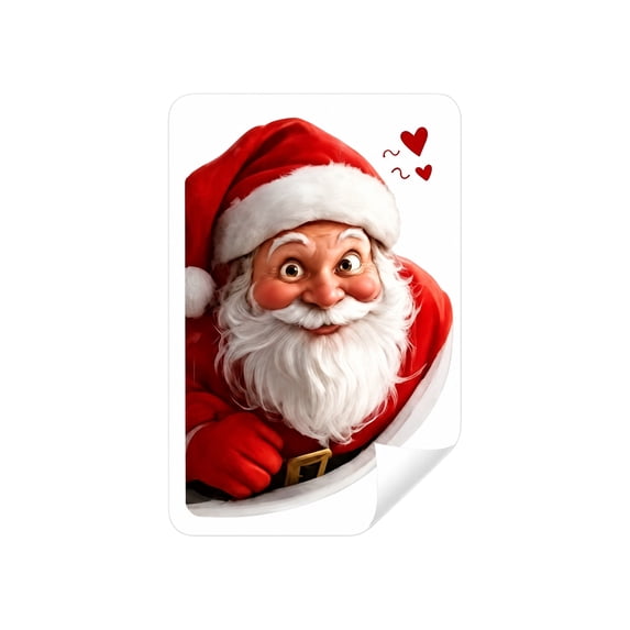 Removable Wall Decals Peel and Stick Featuring Festive Santa, Reindeer, and Tree Designs, Versatile Holiday Window Clings for Classroom, Bedroom, and Bathroom Decoration, Perfect