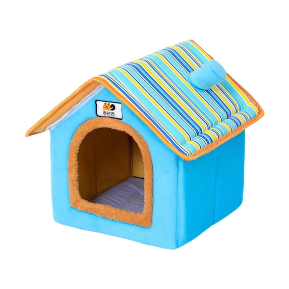 Removable Warm Pet Kennel For Small Medium Dogs Cats All Season Flock Material