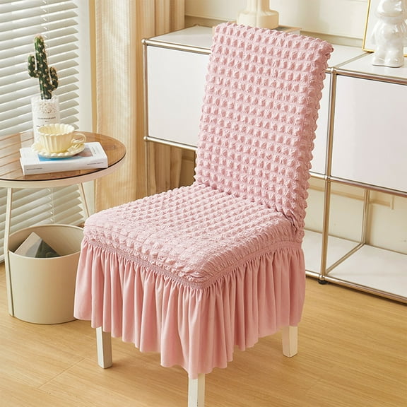 Removable Washable Chair Cover Stretch Velvet Slipcover Easy Install No Fade Elastic Fit for Home Kitchen Banquet Hotel Multiple Colors