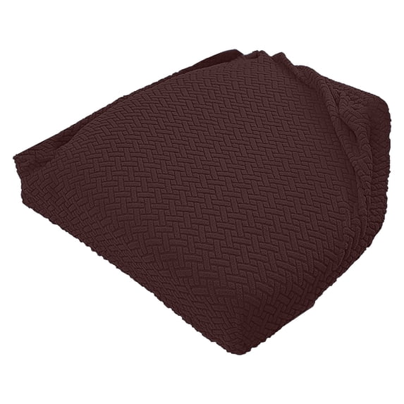 Removable Washable Chair Seat Slipcovers, Stylish Easy Clean For Kitchen Dining Room, Furniture Protector (Coffee)