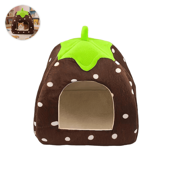 Removable Washable House for Small Pets | Cozy Hideout with Multiple Use Options, Warm Fleece Comfort for Guinea Pigs, Pygmy Rabbits, Chinchillas & Ferrets