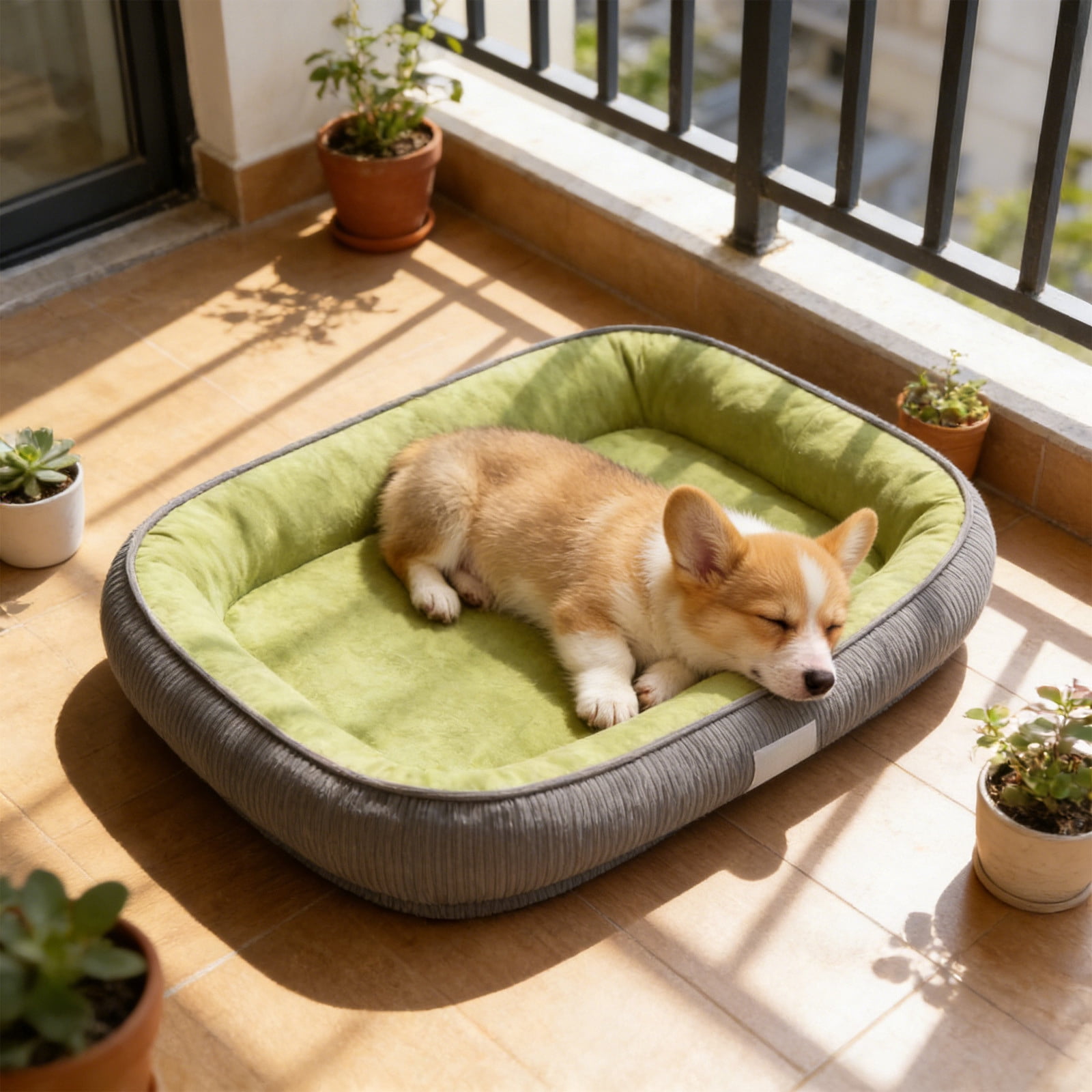 Removable Washable Thickened Dog Bed, Four Season All Purpose Pet Mat ...