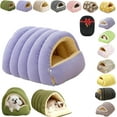 thumbnail image 1 of Removable and Washable Winter Closed-Off Cat Bed, Cutypet Winter Cave, Warm Foldable Secure Pet Nest for Indoor Cats & Small Dogs, Comfor Plush Snuggle Hut for Kitty, Puppy, Pets, 1 of 9