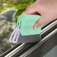thumbnail image 1 of Removable Window Slot Cleaning Brush with Sponge Scouring Pad | 2-Pack for Sill, Blind Corner & Door Gap Cleaning Tool, 1 of 5