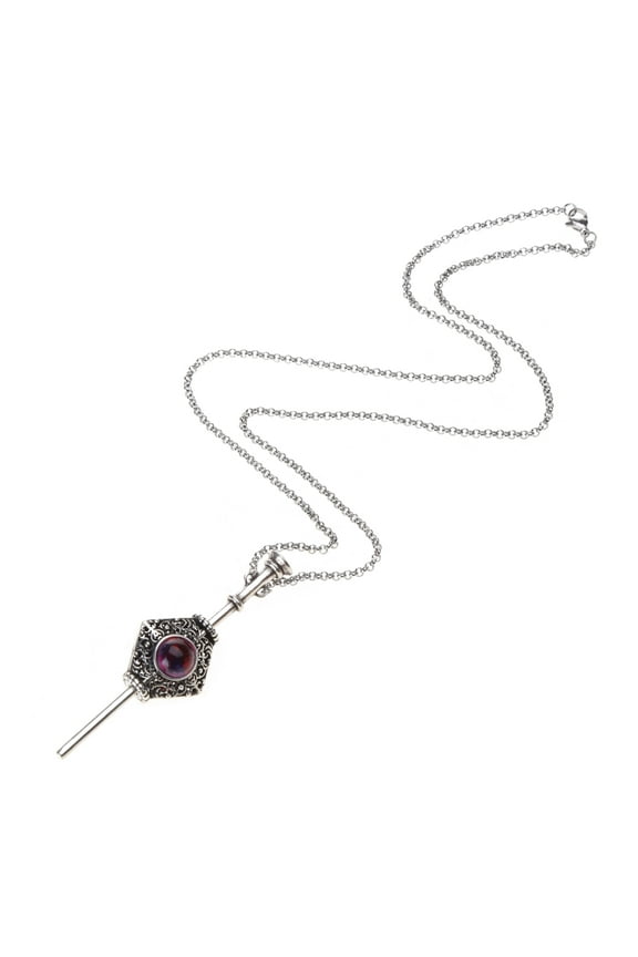 Removable Witch Charm Necklace Gothic Style Blood Pack Pendant Neckchain Jewelry