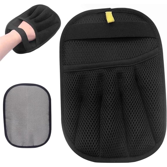 Removal Glove | Electrostatic & Magic Brush Hair Remover Tool for Furniture, Carpet, Couch | Upgraded 5-Finger Design | Gentle Tool for Pets() (1 PCS)