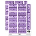 thumbnail image 1 of Remove From Mailing List Sticker Set - Purple - Matte Finish - 2.00" Large, 1 of 7