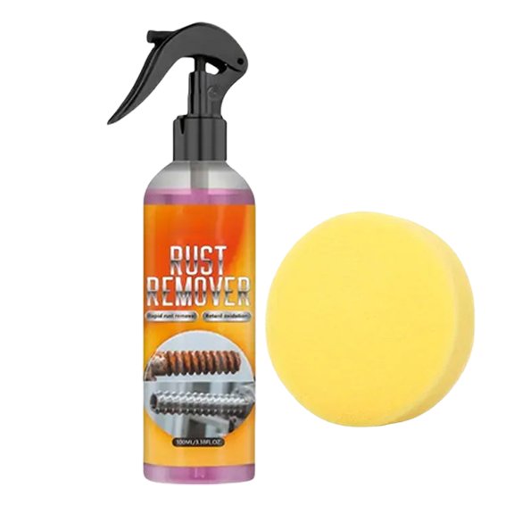 Remove Rust Agent Sprayer Fast Acting Rust Remover for Car Boats, Kitchens, Bathrooms Multipurpose Rusts Cleaner