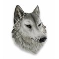 thumbnail image 1 of `Remus` Gray Wolf Head Mount Wall Statue Bust 16 In., 1 of 4