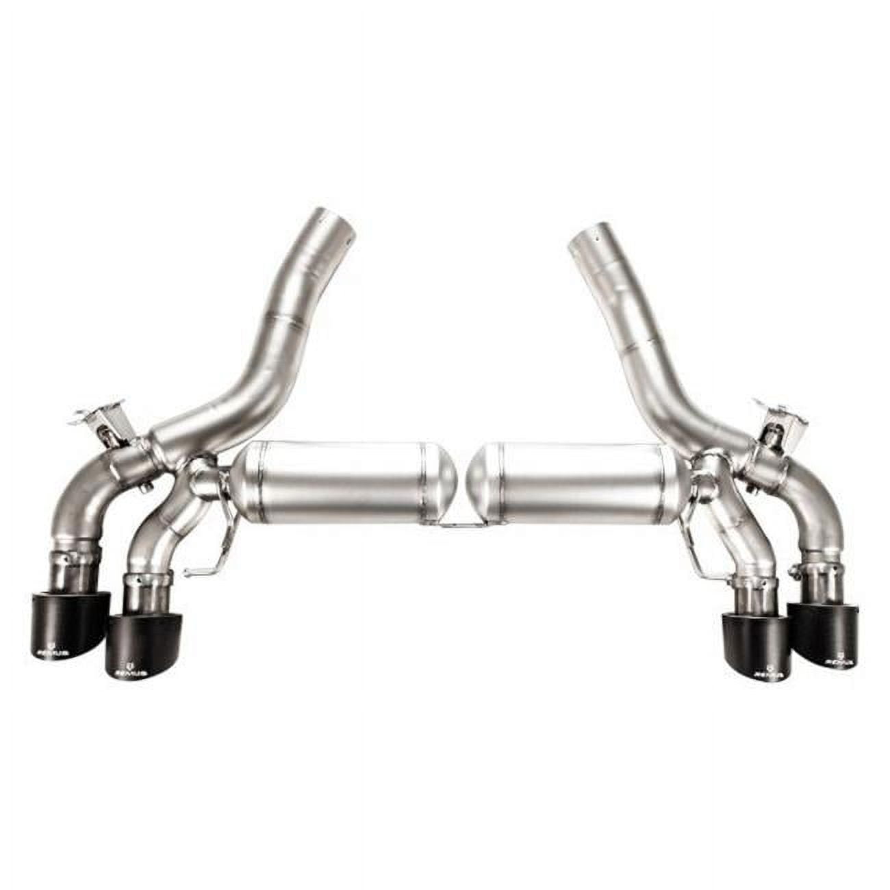 Remus Stainless Steel Racing Axle Back Exhaust System With Quad Rear Exit For Bmw M F