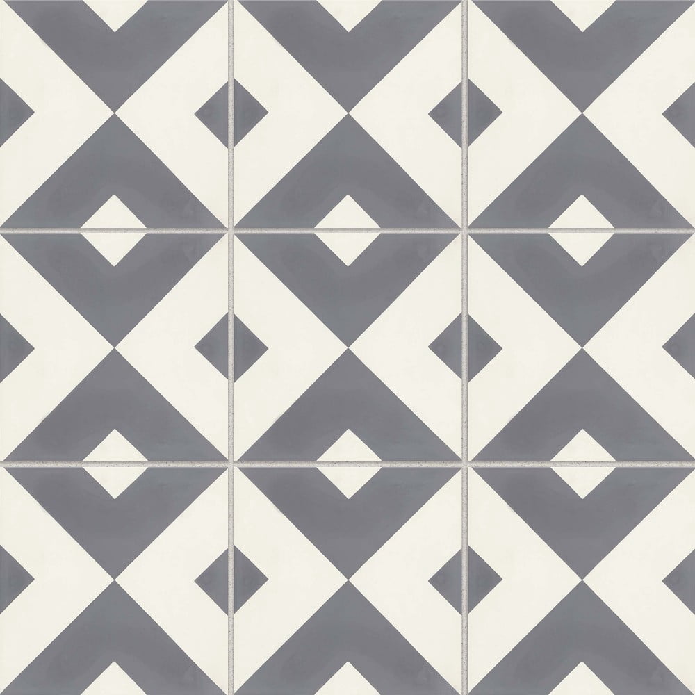Remy 8-in x 8-in Pattern Field Tile in Frame 5.28sf per box